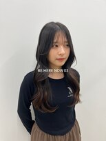 ビーヒアナウ N゜03 金沢駅西店(BE HERE NOW) 【韓国ヘア/レイヤーカット/顔まわりカット】