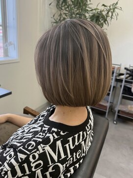 リエンスクレア(RIENS xrea) バレイヤージュ*ボブ*シャドールーツ*山本優舞