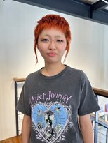 チックタック モーガン エアライン(TICK-TOCK MORGAN airline)&nbsp;【MORGAN】デザインカット×アプリコットオレンジ