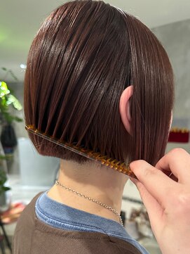 ハウ 心斎橋(how) 襟足ギリギリボブ/刈り上げないボブ