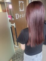 アミリー 成田美郷台店(Amily)&nbsp;ローズブラウンの髪質改善ロング×ツヤカラー