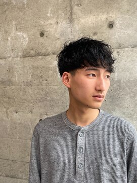 レンゲン(LENGEN) メンズパーマフェードバーバーツイスト理容室カット