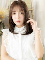 カバーヘア ブリス 大宮西口(COVER HAIR bliss)&nbsp;ハイトーンカラーミストバングくびレイヤーh4大宮10代20代30代