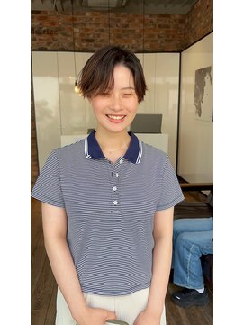 ホヌン 茅ヶ崎(Honnun) ショート×ひし形で小顔革命｜面長・丸顔も美バランスに/茅ヶ崎