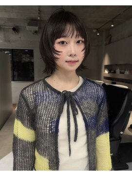 フィルムス 表参道(FILMS) ココアベージュ/黒髪/クラゲヘアー/オリーブグレー/ボブ/表参道