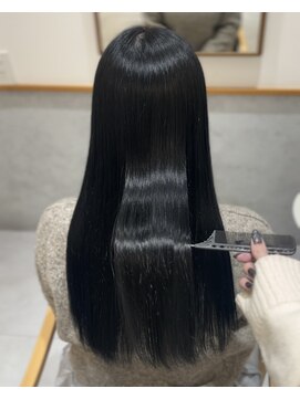 レンジヘアー(lange hair) ブルーブラック【鈴鹿/四日市/津/ストレート/ブリーチなし】