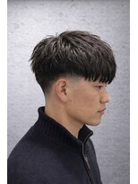 ワンワンオー バーバーショップ 長浜店(@110 BARBER SHOP) ジャニーズフリンジカット(風)