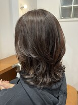 ナルー ヘアメイク(nalu hair make)&nbsp;ひし形レイヤー×リカールパーマ