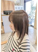顔周りレイヤー×髪質改善ステラミルクティー