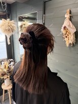 マーシュ(marshu) 【marshu osaka】シンプルカチモリハーフアップ