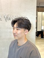 ジールサロン 学園の森店(ZEALSALON)&nbsp;毛流れセンターパート/ニュアンスパーマ/フェザーショート