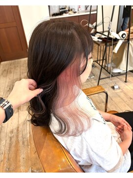 セットアップ 岡山北長瀬店(SET-UP) Whitepink earringcolor