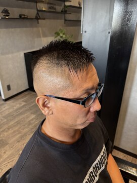 リラックスバーバー ゴコウ(RelaxBarberGOKOU) ハイフェード×ショート