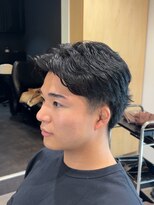 リズヘアーデザイン(RIZ hair design)&nbsp;メンズヘア/メンズパーマ/ピンパーマ/毛流れ/フェザーショート