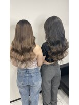 ヘアーデザイン ジェルム(Hair Design germe)&nbsp;2人まとめてプルエクステ #しのだスペシャル