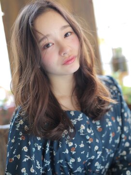 アグ ヘアー ミーア 高円寺店(Agu hair mire) ☆柔らかさ×エアリー☆ウェーブセミロング