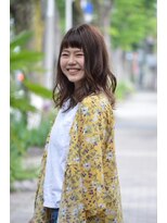 ユミヘアーデザインアンドクリニック(YUMI hair design&clinic)&nbsp;無造作ナチュラルカールスタイル