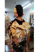 ロカット サロン(Roquat Salon)&nbsp;成人式に。振袖ヘアセット【ヘアアレンジ　立川/立川南/八王子】