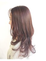 ヘアメイク オブジェ(hair make objet) 韓国風レイヤースタイル