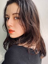 ラグゼ(Luxe)&nbsp;ミディアム・マロングレージュ・大人ヘア【Luxe高橋あや】