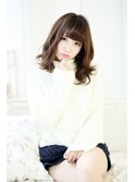 ニットが似合う、ゆるふわほつれウェーブで愛され女子に☆