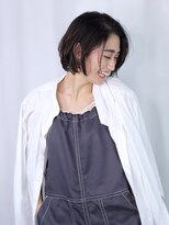 デイジー インデックスヘア 大島店(DAISY index hair)&nbsp;大人可愛い20代30代40代小顔ワンサイドショートボブ丸み前下がり