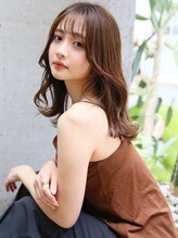 ロエナ(ROENA) 20代30代40代50代美髪ケアカラー切りっぱなしボブピンクブラウン