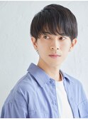 髪ナチュラルショートマッシュ