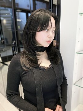 キーン 吉祥寺店(keen) #NANAKO レイヤーカット×グロスブラック