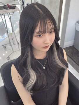 マーシュ 梅田(marshu) marshu梅田/吉岡Style/インナーカラー/シースルーバング/韓国風