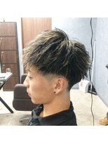 クレオ 福大通り店(CREO)&nbsp;短髪×ハイライト