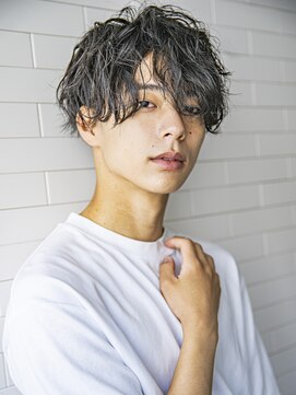 シティ(CITY) 【小久保style】韓国マッシュニュアンスパーマグレーベージュ