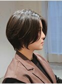 【横山】イメチェンダークカラーハンサムショートボブレイヤー