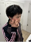 黒髪ベリーショート