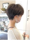ショコラアッシュコンパクトショート☆#刈り上げショート