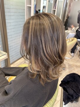 ビス ヘア アンド ビューティー 西新井店(Vis Hair＆Beauty) 20代30代大人可愛い透明感バレイヤージュケアブリーチ小顔