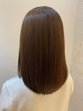 ジーナ 船橋(Zina) 髪質改善*ロングレイヤーグレーベージュ*美髪【Zina船橋】