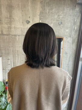 ヘアースイッチ(HAIR SWITCH) レイヤーボブ/縮毛矯正/オン眉バング