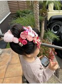 七五三　ヘアセット