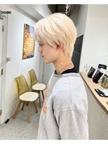 メンズペレ 渋谷(MEN'S PELE)&nbsp;ニュアンスパーマ/韓国マッシュ/スパイキーショート/渋谷