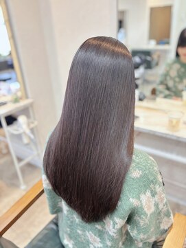ヘアデザインファブロ イオンモール宮崎店(hair design FABRO.) 韓国風艶髪/髪質改善/オリーブグレージュ