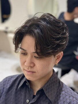 バース 梅田中崎町店(BIRTH) ニュアンスパーマフェザーパーマセンターパートワンカールパーマ