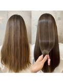 髪質改善で作る美髪ストレート　新宿/縮毛矯正/前髪カットULTOWA