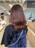 チェリーブラウン×髪質改善[髪質改善/縮毛矯正/韓国]K