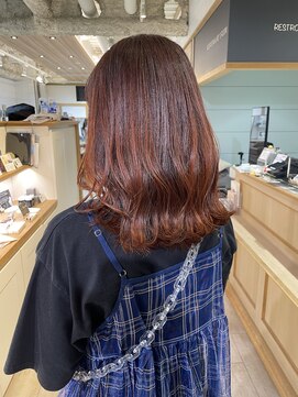 プラグ バイ ネオリーブ(plug by neolive) チェリーブラウン×髪質改善[髪質改善/縮毛矯正/韓国]K