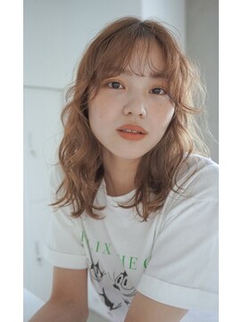 タス(tas) やわらかゆるパーマ似合わせ顔周りカット顔まわりレイヤーカット