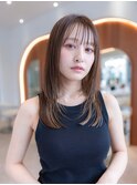 レイヤー／レイヤーカット／大人かわいい／バングカット