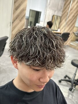 ビカムメンズヘアー 栄店(become men's hair) 無造作パーマ名古屋栄メンズ美容室カットパーマブリーチメッシュ