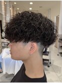 メンズ　ツイストスパイラル　パーマ