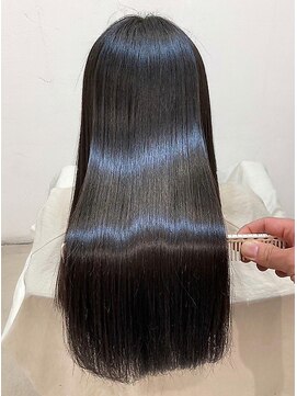 美髪ストレート×縮毛矯正♪前髪カット30代40代髪質改善